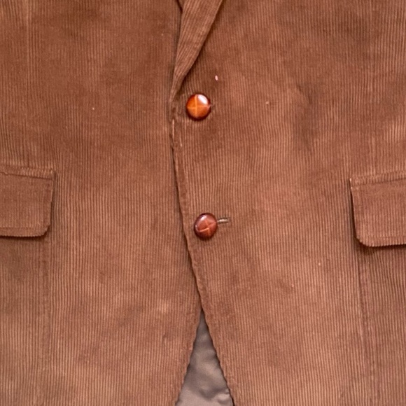 VTG ~ 1980s ~ Jordache ~ Brown Corduroy Sports Jacket  ~ Size 44R - Picture 3 of 7
